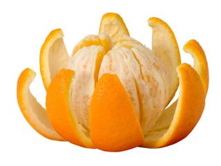 Zber pomarančovej kôrky