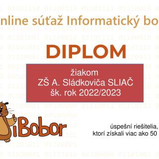 iBOBOR - celoslovenské kolo informatickej súťaže 2022/2023