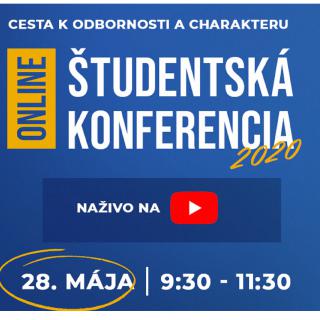 Študentská konferencia 2020 online!