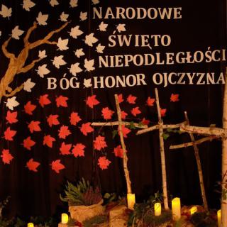 105 rocznica odzyskania niepodległości przez Polskę w klasach IV - VIII