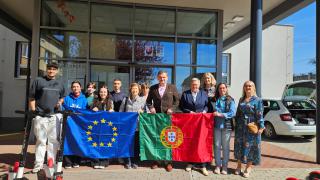 Návšteva od našich kolegov z Portugalska/A visit from our colleagues from the Portugal