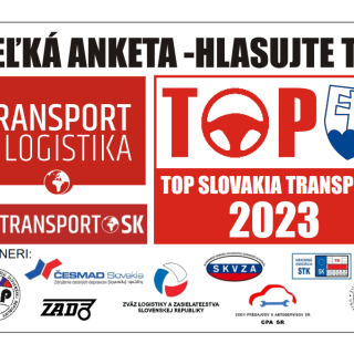 Veľká anketa TOP SLOVAKIA TRANSPORT 2023 - HLASUJTE!