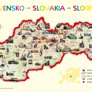 Slovensko na mape - projektové vyučovanie v IV. A