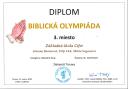 Biblická olympiáda dekanátne kolo v Trnave. 3. miesto