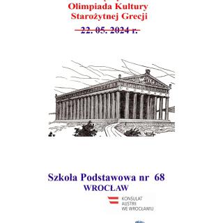 Organizatorzy XXIX Międzyszkolnej Olimpiady Kultury Starożytnej Grecji informują, że w tym roku szkolnym impreza się nie odbędzie.