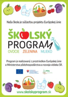 Školský program ovocie-zelenia-mlieko