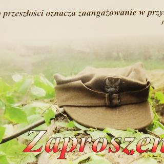 Zaproszenie na uroczystość upamiętniającą poświęcenie żołnierzy poległych na terenie gminy Zagnańsk