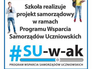 Zapraszamy do udziału w projekcie Samorządu Uczniowskiego !!!