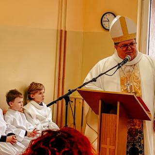 Návšteva otca biskupa Mons. Petra Beňa