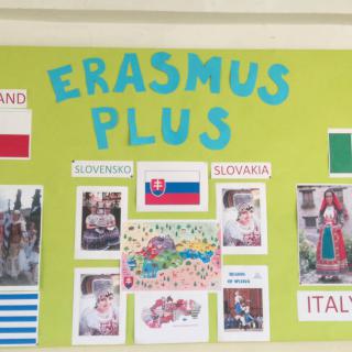 Nástenka projektu Erasmus+