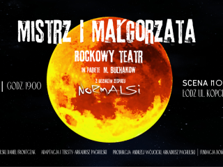plakat spektaklu "Mistrz i Małgorzata"