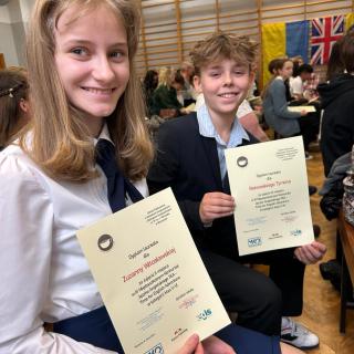 Sukces w międzyszkolnym konkursie języka angielskiego TEA- Time for English Adventure