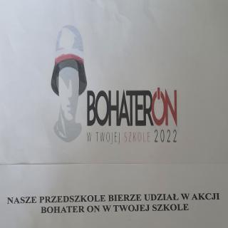 Podsumowanie Projektu „BohaterON w Twojej Szkole 2022” w Przedszkolu w Złotej