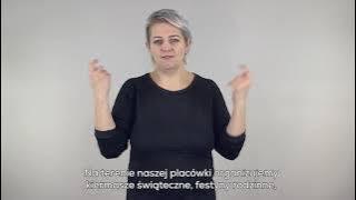 Informacje o Przedszkolu w języku migowym