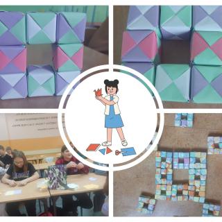 Uczniowie naszej szkoły i ich origami :)