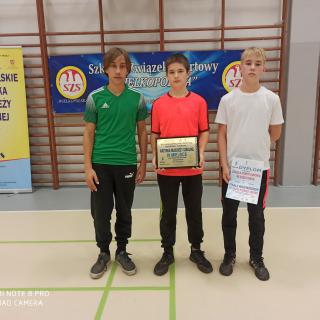4 miejsce w Finale Wojewódzkim w Drużynowym badmintonie Chłopców w ramach Igrzysk Młodzieży Szkolnej