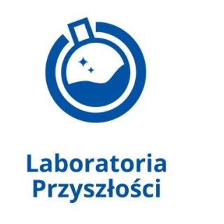 Logo programu Laboratoria Przyszłości.