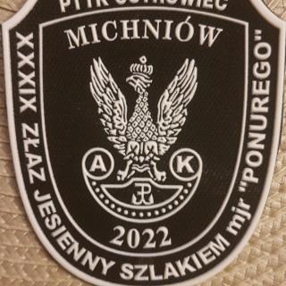 XXXIX Złaz Jesienny Szlakiem Majora „Ponurego” – Michniów 2022