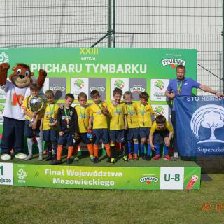 Reprezentacja U-8 Naszej Superszkoły zwycięża w Finale Województwa Mazowieckiego 23. edycji Pucharu Tymbarka!