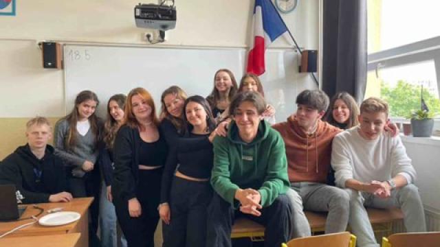Pobyt dvoch francúzskych študentov na našej škole