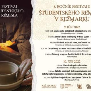 Festival študentského remesla v Kežmarku