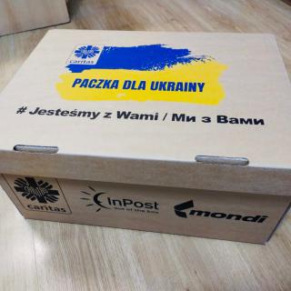 7 "Paczek dla Ukrainy" trafiło do Caritas!
