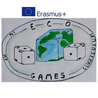 Logo projektu Erasmus+„Gry ekologiczne w Programie Nauczania”