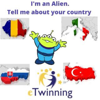 e Twinning "Som mimozemšťan, povedz mi o svojej krajine"