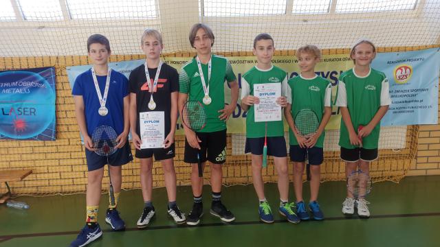 I miejsce w Finale Rejonu Poznań Teren Wschód w Drużynowym Badmintonie w Kategorii Igrzysk Młodzieży Szkolnej Chłopców i IV miejsce w Kategorii Igrzysk Dzieci 