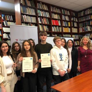Sukces naszych uczniów w konkursie języka niemieckiego na Uniwersytecie Rzeszowskim