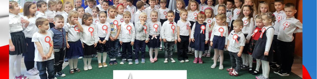 Przedszkolaki uczciły Święto Niepodległości.