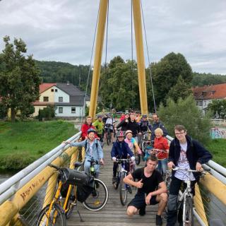 Erste Fahrradtour der AG Wandern