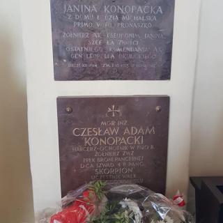 Rozpoczęliśmy rekolekcje wielkopostne i uczciliśmy pamięć Janiny Konopackiej i Czesława Adama Konopackiego.