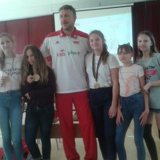 Marcin Prus – siatkarz, wielokrotny reprezentant Polski odwiedził naszą szkołę!