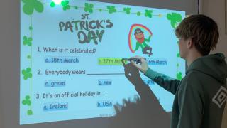 Deň svätého Patrika (Saint Patrick's Day) na hodinách ANJ