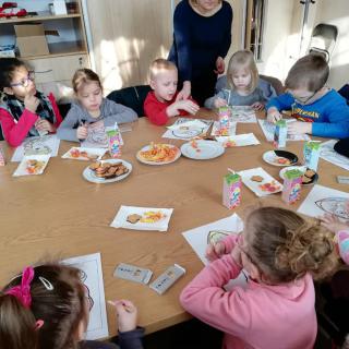 Wizyta przedszkolaków w OPS w Pławniowicach