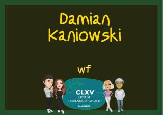 Kaniowski Damian