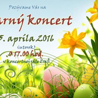 Všetkých milovníkov hudby pozývame na Jarný koncert žiakov ZUŠ sv. Jána Krstiteľa