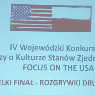Aleksandra Bolewska, Miłosz Górecki oraz Ksawery Pawlik – laureatami IV Wojewódzkiego Konkursu Wiedzy o Kulturze Stanów Zjednoczonych Focus on the USA