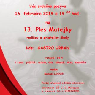 13. Ples Matejky