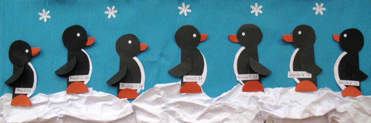 Pingwiny z lodowej krainy - kl. IId i IIf