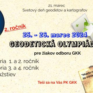 GEODETICKÁ OLYMPIÁDA – VÝSLEDKY 2. ročníka školskej súťaže