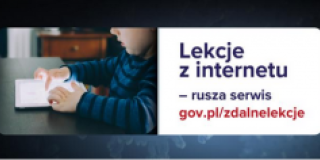 Lekcje z internetu - serwis gov.pl/zdalnelekcje
