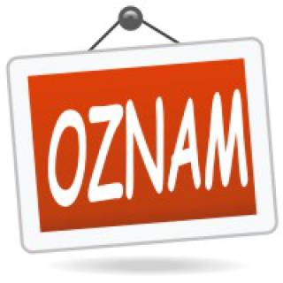 Oznam - výpadok telefónnej pevnej linky