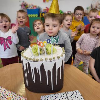 Styczniowe urodzinki w punkcie przedszkolnym