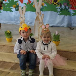 Wielkanocne zabawy przedszkolaków