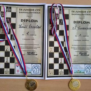 Školské regionálne majstrovstvá v zrýchlenom šachu.
