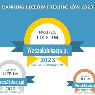               Ogólnopolski Ranking Liceów 2023