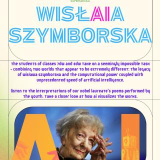 Wisł_AI_a Szymborska, czyli rzecz o tym, czy spuścizna polskiej Noblistki może konweniować ze zdobyczami XXI wieku okraszona niezmąconą kreatywnością uczniów?