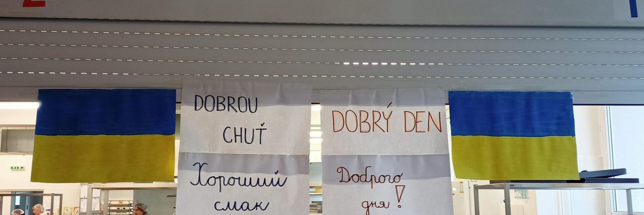 Ukrajinský den ve školní jídelně